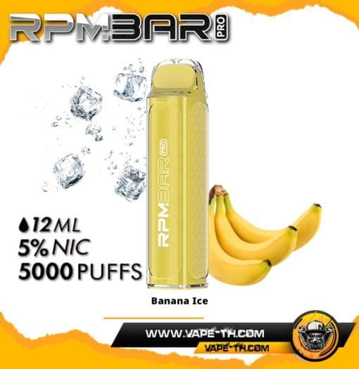 RPM BAR PRO 5000 PUFFS Banana ice