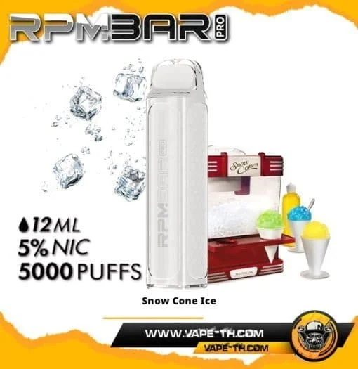 RPM BAR PRO 5000 PUFFS Snow cone ice