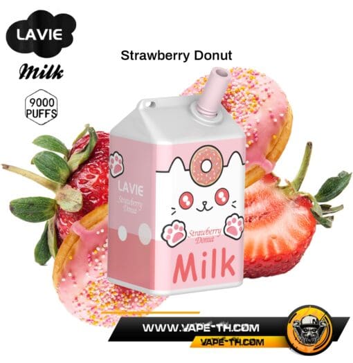 LAVIE MILK 9000PUFFS Strawberry Donut