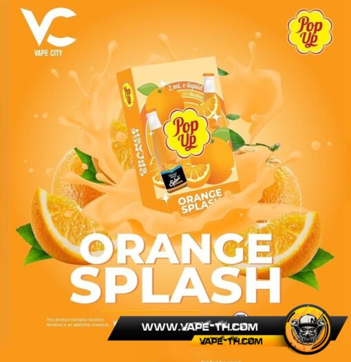 หัวPop Up Orange Splash